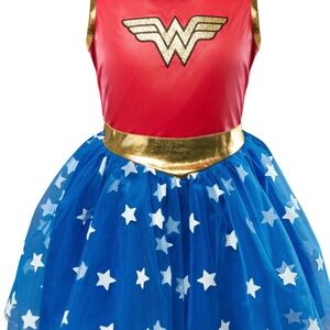 DC's Wonder Women Halloween Costume for Children, Girls' Size S (6/6X), by Rubie